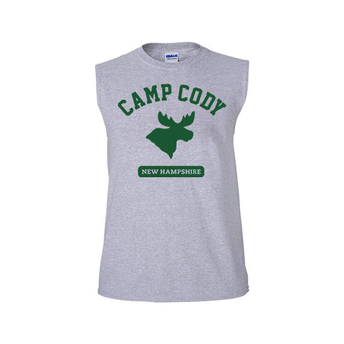 Grey Sleeveless T-Shirt